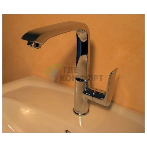 Смеситель для раковины Hansgrohe Metris 31087000: однорычажный с выдвижной лейкой - фото 5