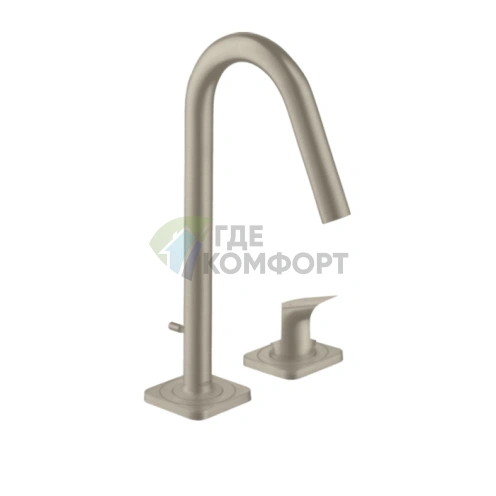 Смеситель для раковин AX Citterio M в цвете шлифованный никель (34132820) - фото 1