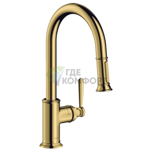 Смеситель для кухни AX Montreux в роскошном полированном золоте (16581990) - фото 1