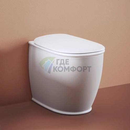 Унитаз напольный Artceram ATELIER безободковый, белый (ATV002 01 00) - фото 1