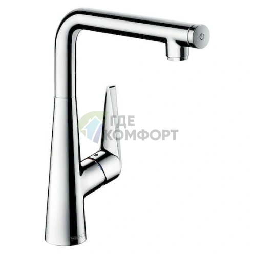 Смеситель Hansgrohe Talis S для кухни с выдвижным изливом — стиль и функциональность - фото 1