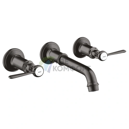 Смеситель для раковины AX Montreux в цвете шлифованный черный хром (16534340) - фото 1