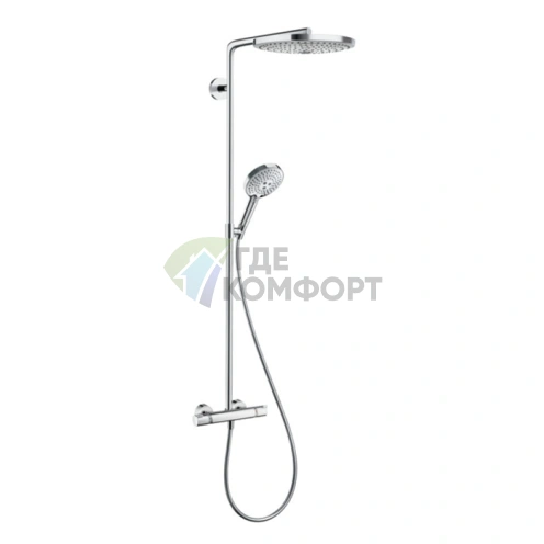 Душевая система HG Raindance Select S с термостатом и верхним душем 300 мм (27133400) - фото 1
