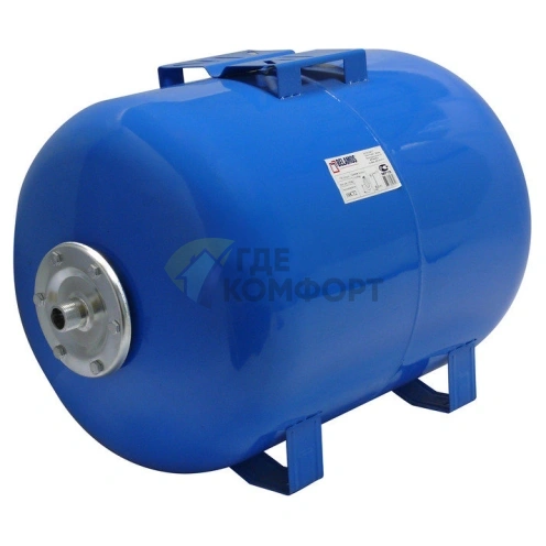 Гидроаккумулятор Беламос 80CT2 синий-горизонтальный фото 1