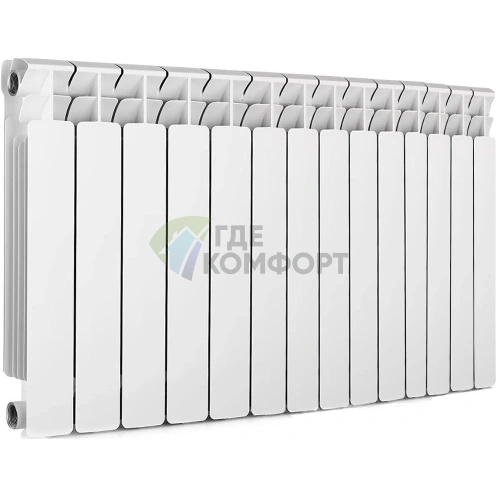 Алюминиевый радиатор RIFAR Alum Ventil 500 14 секций НП правое фото 1