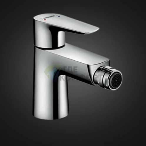 Смеситель для биде Hansgrohe Talis E с системой Push-Open, хром (71721000) - фото 1