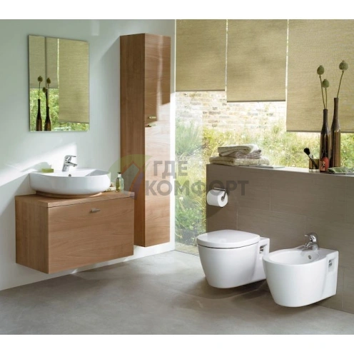 Подвесной унитаз Ideal Standard Connect E804601 укороченный - фото 3