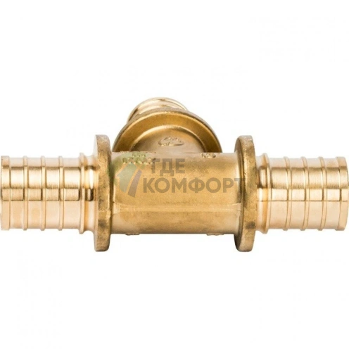 Stout Тройник равнопроходный 32x32x32 для труб из сшитого полиэтилена аксиальный - фото 12