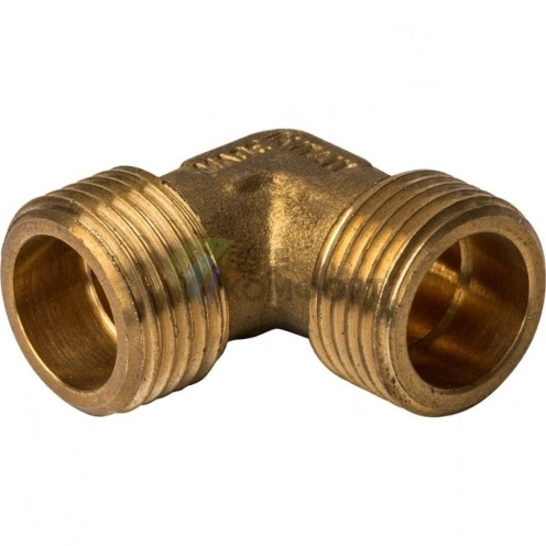 Угольник STOUT наружная резьба латунный НР 1/2 - фото 3