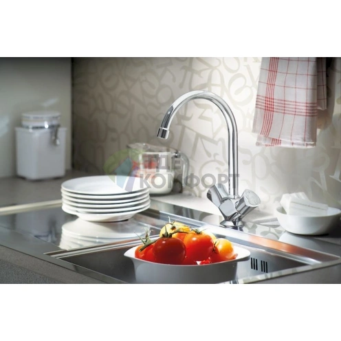 Смеситель Grohe Costa L 31831001 для кухни: однорычажный с выдвижной лейкой - фото 2