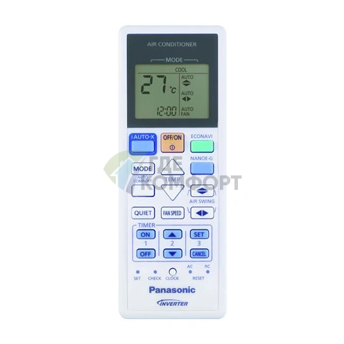 Сплит-система настенного типа Panasonic Deluxe CS/CU-E12RKD inverter - фото 4