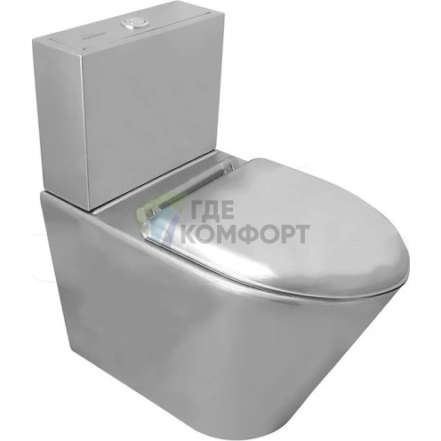 Унитаз-компакт Okeanus 1-001.2 P с бачком и полочкой - фото 1