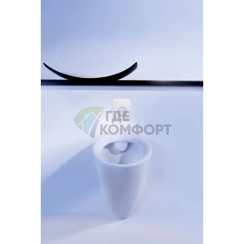 Кнопка смыва для писсуаров TECE Loop Urinal 9242600 белая - фото 4