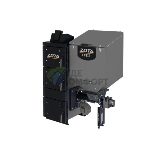Твердотопливный котел Zota Twist Plus 40 - фото 1