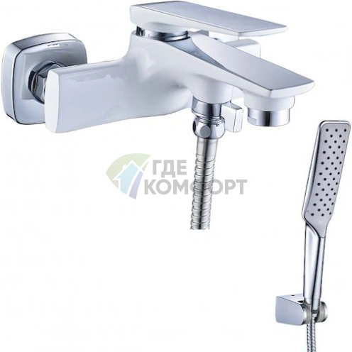 Смеситель для ванны с душем Lemark Allegro LM5914CW — элегантность и функциональность - фото 1