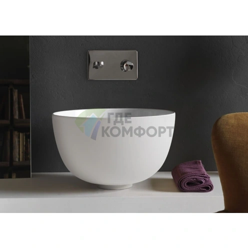 Kerasan Ciotola Умывальник накладной С1 D46см H29 см цвет белый - фото 1