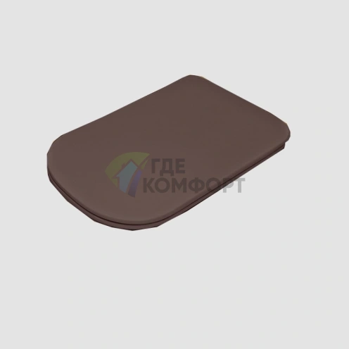 Kerasan Tribeca Slim Сиденье для Унитаза с Микролифтом Borgogna Matt (519175) - фото 1