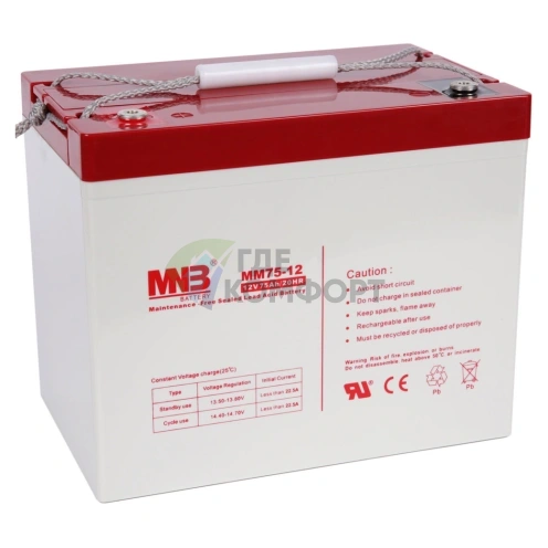 Аккумуляторная батарея MNB MM 75-12 - фото 1