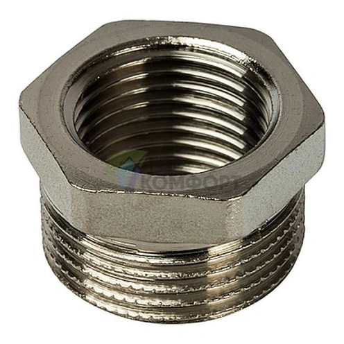 Футорка STOUT 3/4 x 1/2 никелированная - фото 1