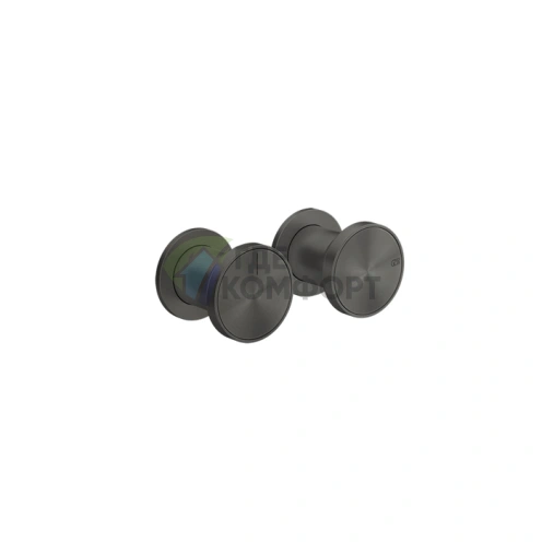 Смеситель GESSI Origini встраиваемый на 2 позиции с отдельной вставкой Black Metal Brushed PVD (66079#707) - фото 1