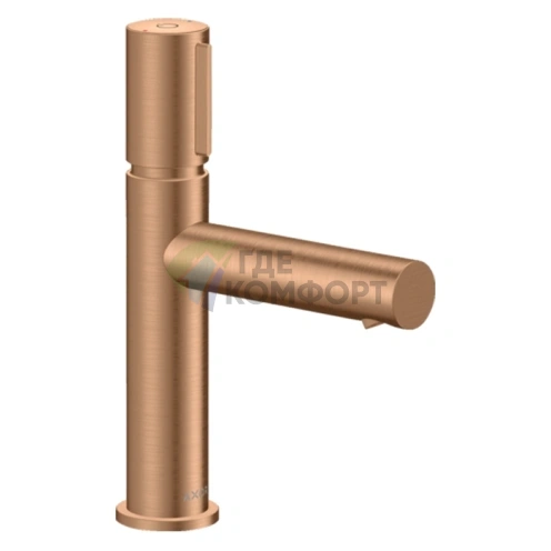 Смеситель для раковины AX Uno 110 Select в цвете шлифованная бронза (45012140) - фото 1