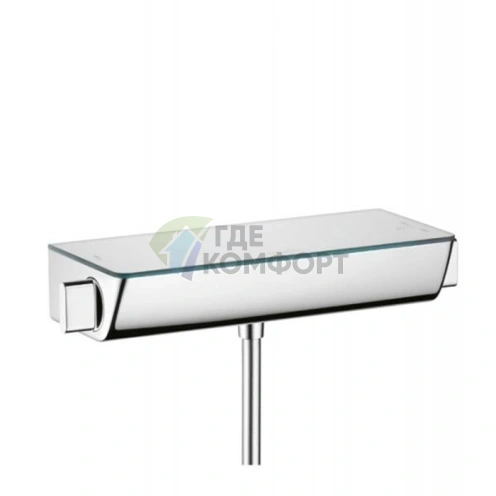 Термостат для душа Hansgrohe Ecostat Select: стабильная температура и стильный дизайн белый/хром (13111400) - фото 1