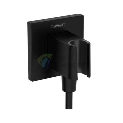 Стильный черный матовый держатель для верхнего душа HG (26889670) - фото 1