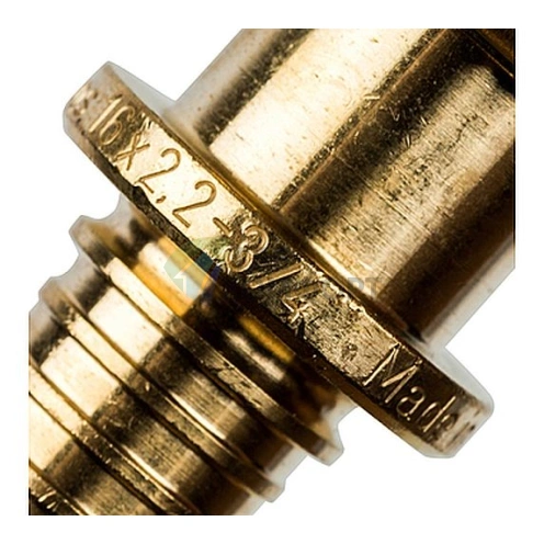 Переходник для труб из сшитого полиэтилена STOUT с накидной гайкой НГ 16 x G 3/4 аксиальный - фото 4