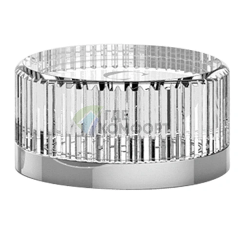 Ручка для смесителя Fantini Venezia левая, стекло, хром-черный, маркировка H (29 02 N647C5) - фото 1