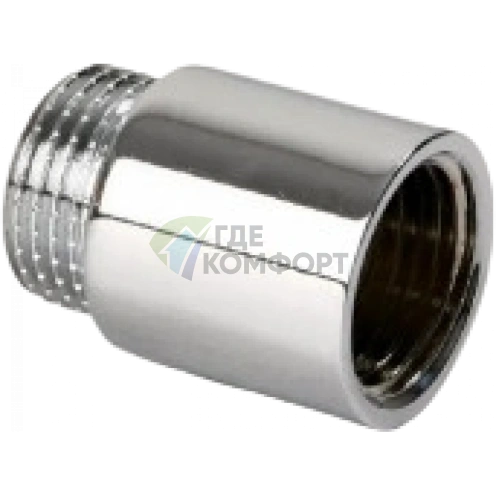 Удлинитель ВН 1x15 мм, хромированный TIM (ТИМ) - фото 1