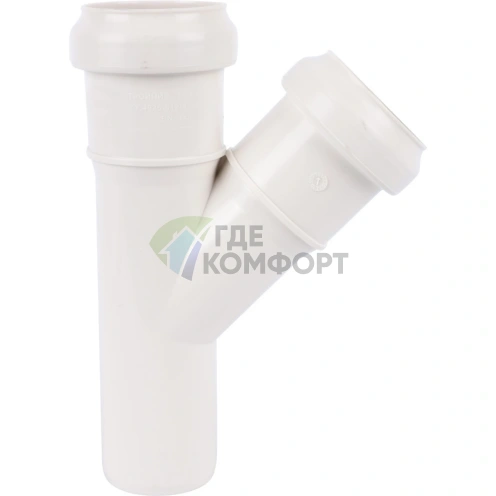 Тройник Sinikon КОМФОРТ ПЛЮС D 040x040x45° 508007.K - фото 3