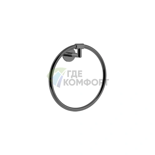 Полотенцедержатель-кольцо Gessi Tondo Black XL (63709#299) - фото 1