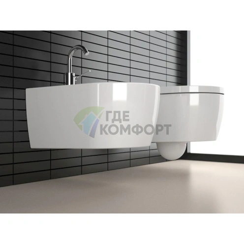 Подвесной унитаз Hatria Fusion: компактность и стиль для вашего санузла - фото 4