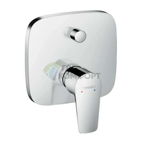 Встраиваемый смеситель для ванны Hansgrohe Talis E с переключателем и защитой EN 1717, хром (71474000) - фото 1