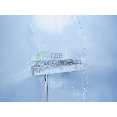 Термостат для душа Grohe Grohtherm Cube 34488000 со скрытым монтажом и латунным смесителем - фото 2