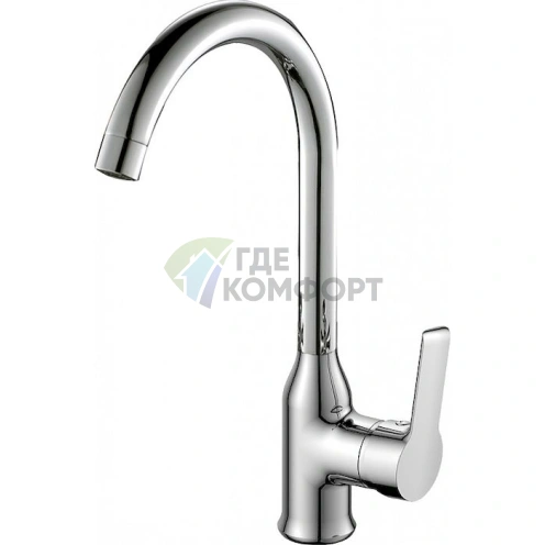 Смеситель для кухни Rush Victoria VI7135-23 с вращающимся изливом и выдвижной лейкой - фото 1