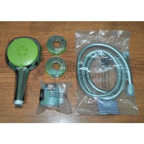 Смеситель для ванны с душем D K Berlin Humboldt DA1433212 зеленый - фото 4