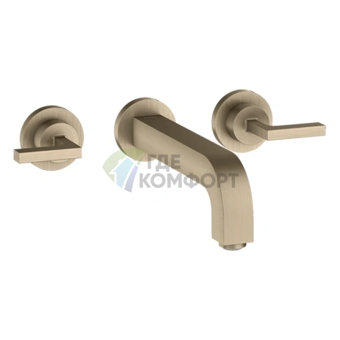 Смеситель для раковины AX Citterio в цвете шлифованный никель (39147820) - фото 1