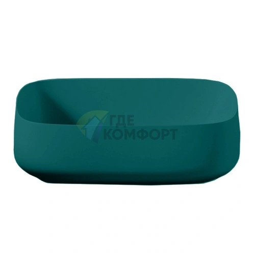 Раковина Artceram Cognac 56x41 см накладная, цвет Verde Foresta (COL009 43 00) - фото 1