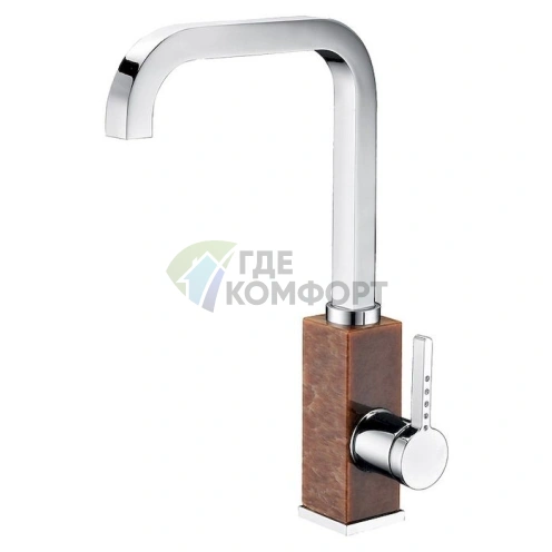 Смеситель для кухни Zorg Stone ZR 370 Y бежевый - фото 1