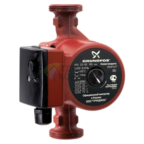 Циркуляционный насос Grundfos UPS 25-40 N 180 - фото 1