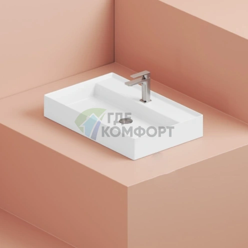 Раковина накладная Artceram Scalino 75x48 см, белая матовый (SCL008 05 00) - фото 1