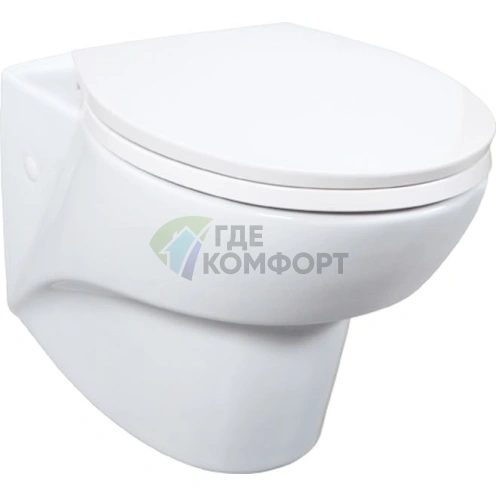 Подвесной унитаз Creavit Jaws JW321: компактный дизайн для современного интерьера - фото 1