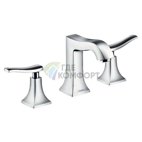 Смеситель для раковины Hansgrohe Metris Classic 31073000 со стильным дизайном - фото 1