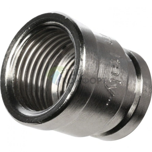 Муфта STOUT ВВ 1/2 x 3/8 никелированная - фото 5