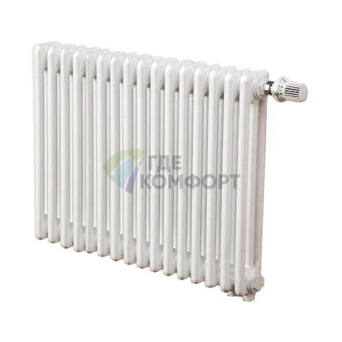 Трубчатый стальной радиатор Zehnder Charleston Completto Z-3057/16 секций с нижним подключением V001 - фото 1