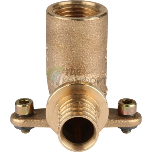 Угольник настенный с внутренней резьбой 20-Rp 1/2, длинный RX+ REHAU (РЕХАУ - 14563631001) - фото 3