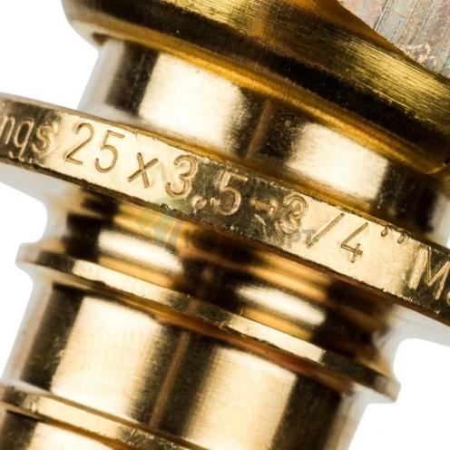 Переходник для труб из сшитого полиэтилена STOUT с накидной гайкой НГ 25xG 3/4 аксиальный - фото 14