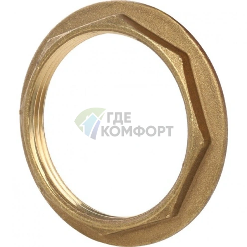 Контргайка STOUT с упором 2 латунная - фото 8