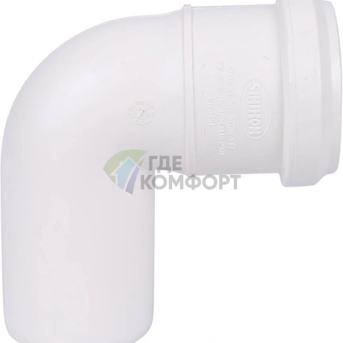 Отвод Sinikon КОМФОРТ ПЛЮС D 050 x 87 504035.K - фото 5